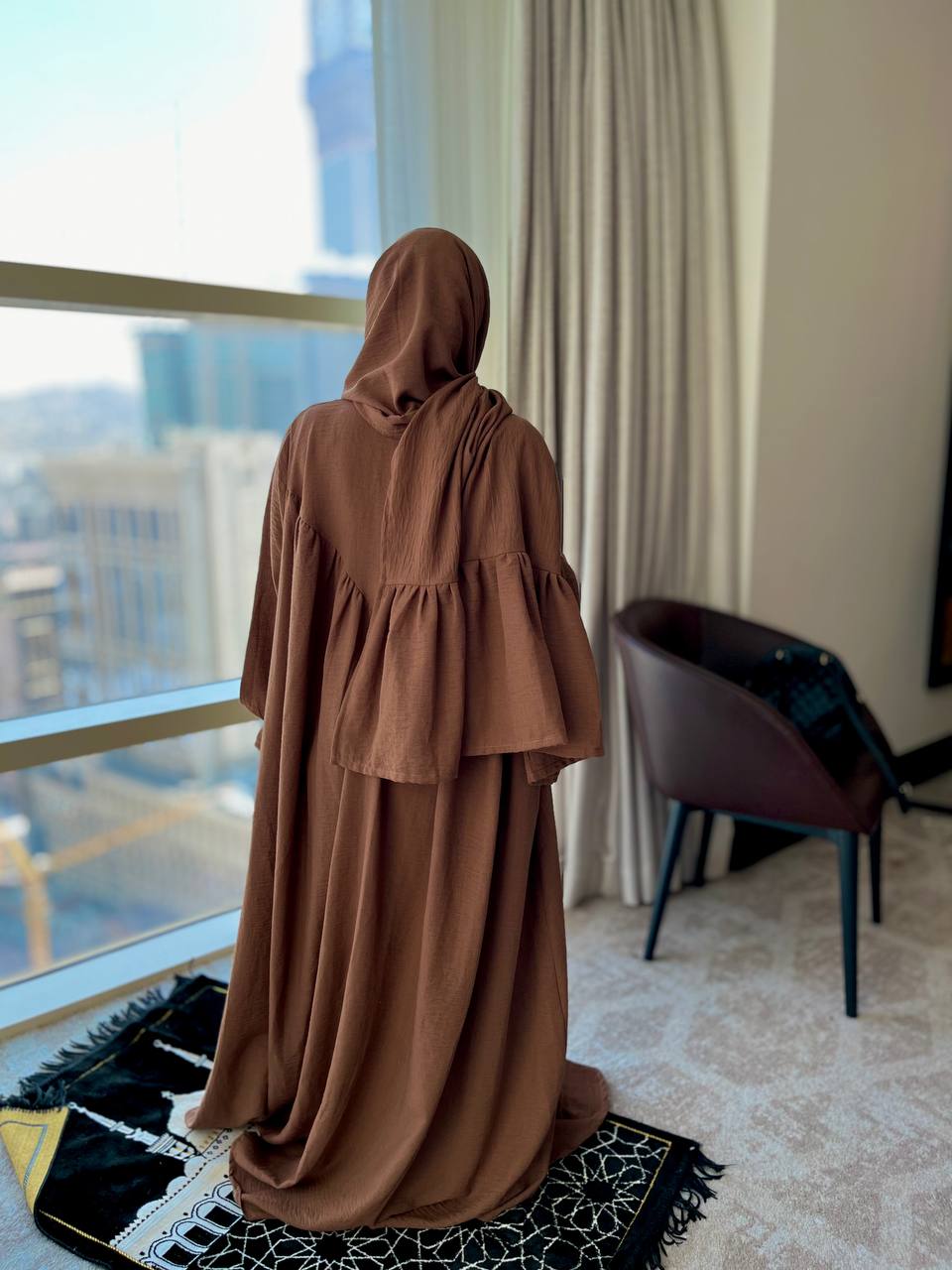 Isdal Set – Abaya, Scarf & Bag