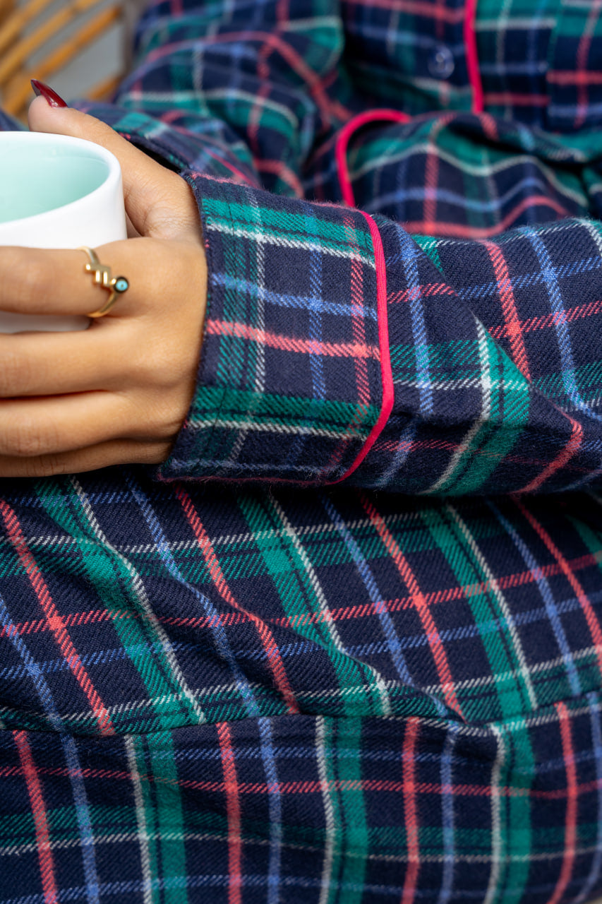 Classic Plaid Cotton Pajama Collection