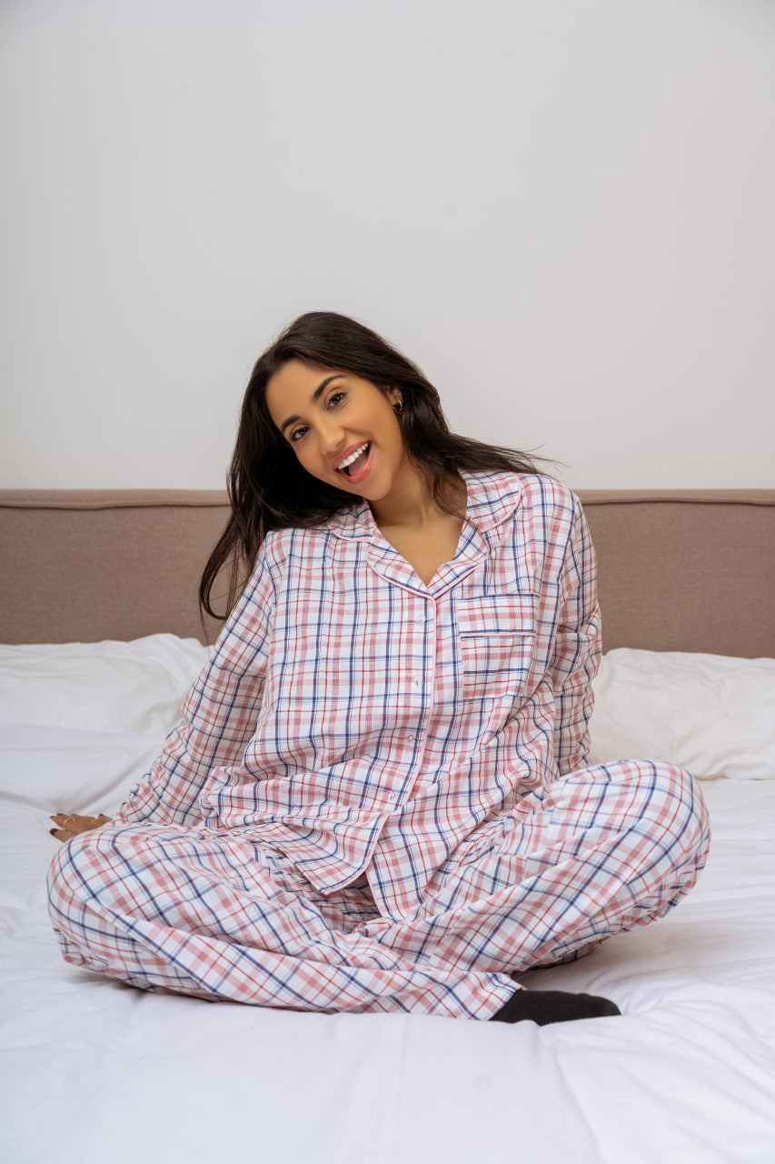 Classic Plaid Cotton Pajama Collection