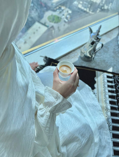 طقم إسدال – عباية وطرحة وشنطة